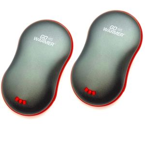 GO WARMER 2 Pack Cordless Rechargeable Hand Heaters Doubles as a Power Pack NEW